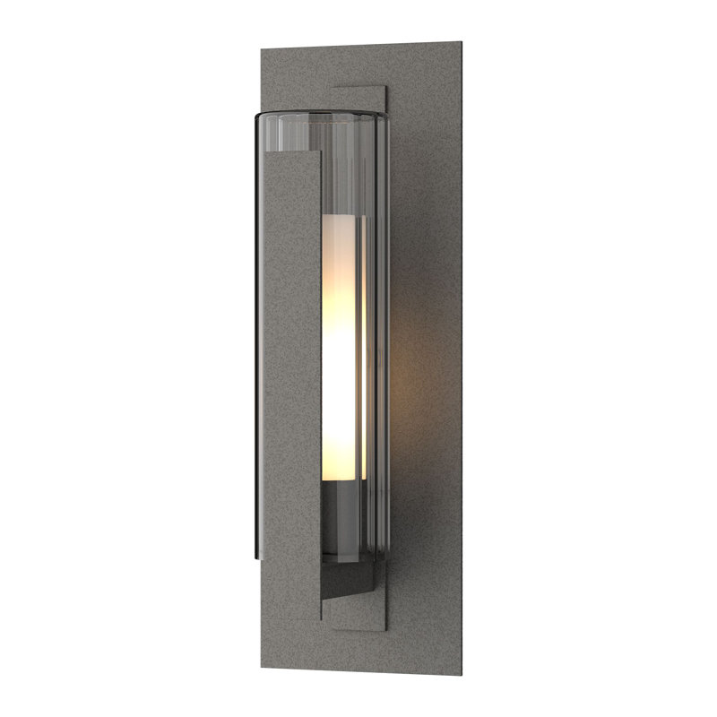 Outdoor Flush Mount, Coastal Natural Iron, Clear