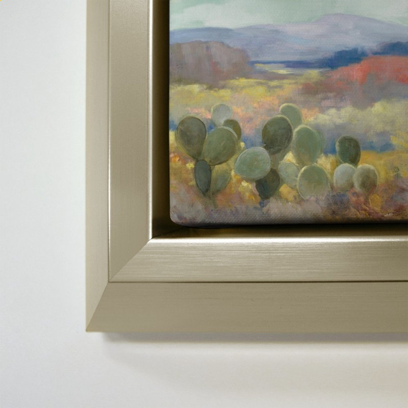 «High Desert II» par Julia Purinton - impression sur toile, 44" H x 64" W, Champagne