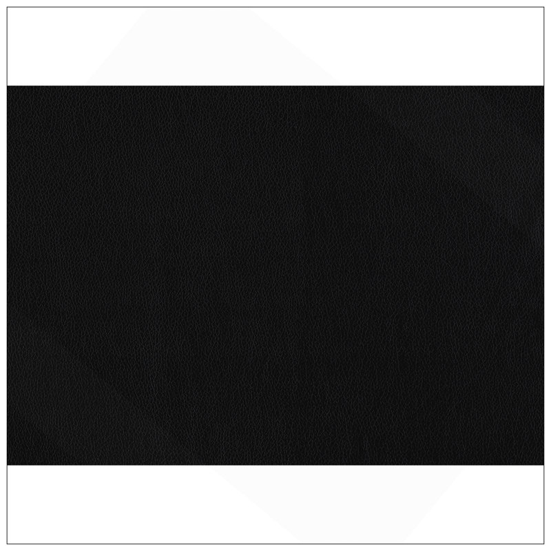 Ensemble de 2 tabourets de bar en bois massif de style Mid-Century moderne en similicuir noir mat, hauteur de comptoir, mobilier de cuisine durable et élégant
