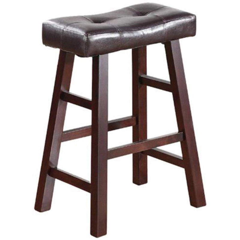 Sandbach Upholstered Faux Leather Counter Stool, 2, Bar Stool (29” Seat Height)