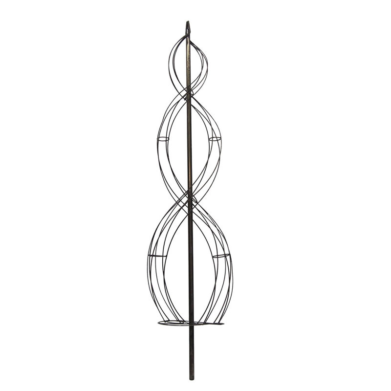 Cadre en métal à double spirale Roosevelt, H 60 po x l 14 po x p 10 po