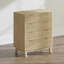 Commode Closet, commode double 4 tiroirs pour chambre à coucher