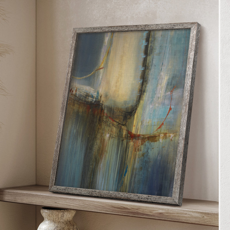 Moon Shadows Framed Print - Solid Wood, 11" H x 9" W