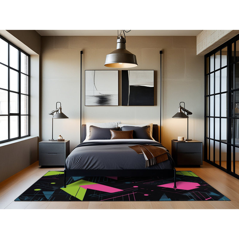 Synth Horizon Rug, Rectangle 2' x 3'