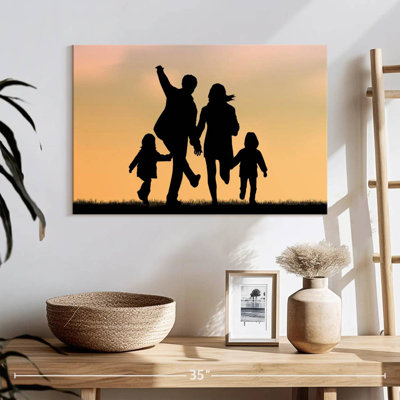 Silhouette de famille Leisha