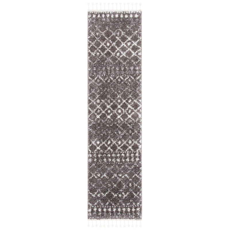 Conklin Fringe Shag Performance Southwestern Rug, Runner 2'2" x 8'
