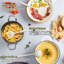 Ensemble de 15 ustensiles de cuisine en silicone, blanc.
