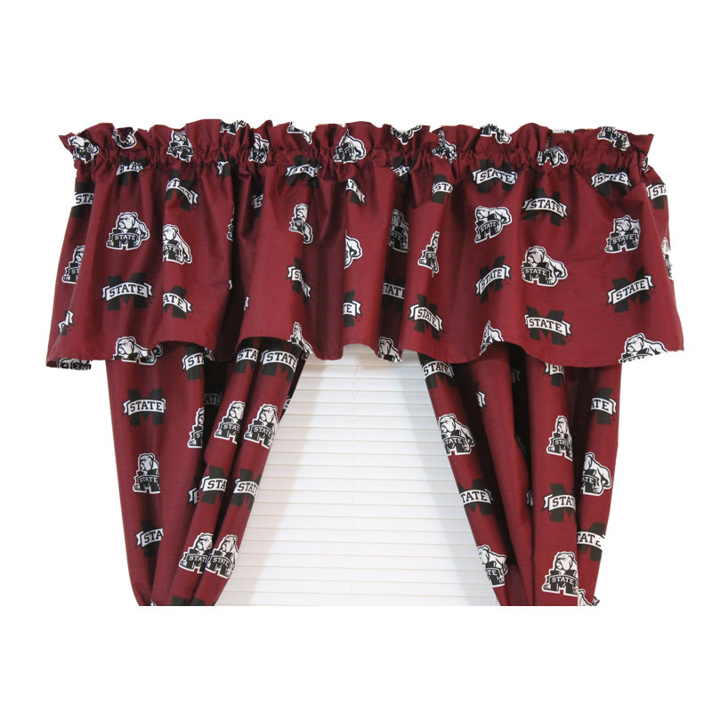 NCAA Tailored Window Valance