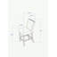 TABOURET ARIYA GRIS FONCÉ