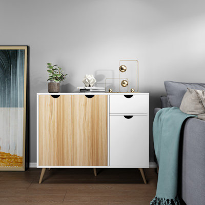 4 Drawer Modern Oak Sideboard