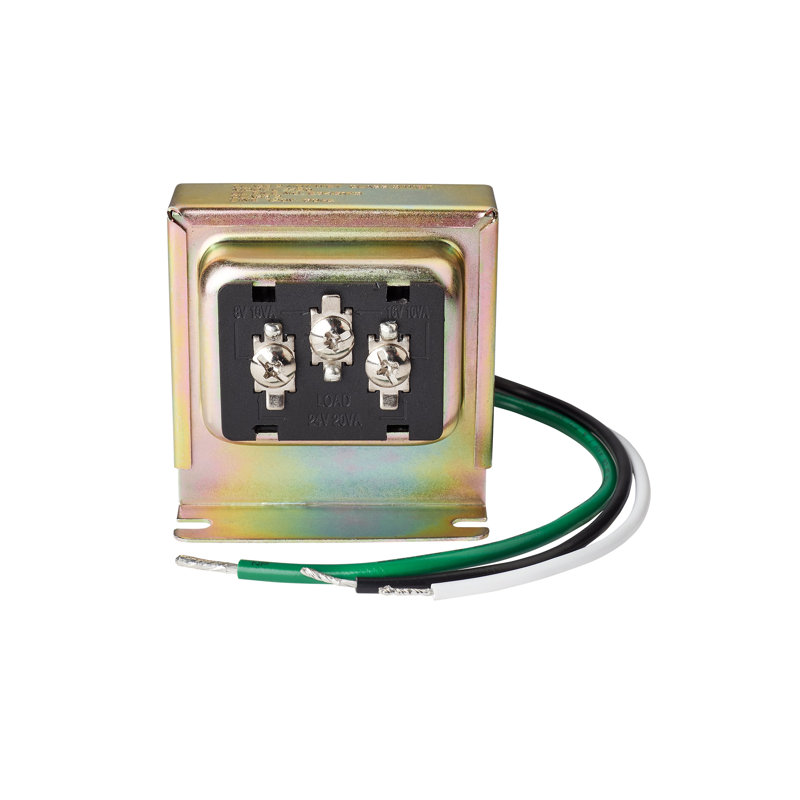 Compact Tri-Volt Doorbell Transformer for Smart Video Doorbells