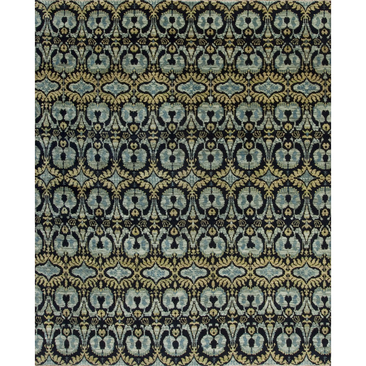 Tapis ikat en laine noué à la main Vogue