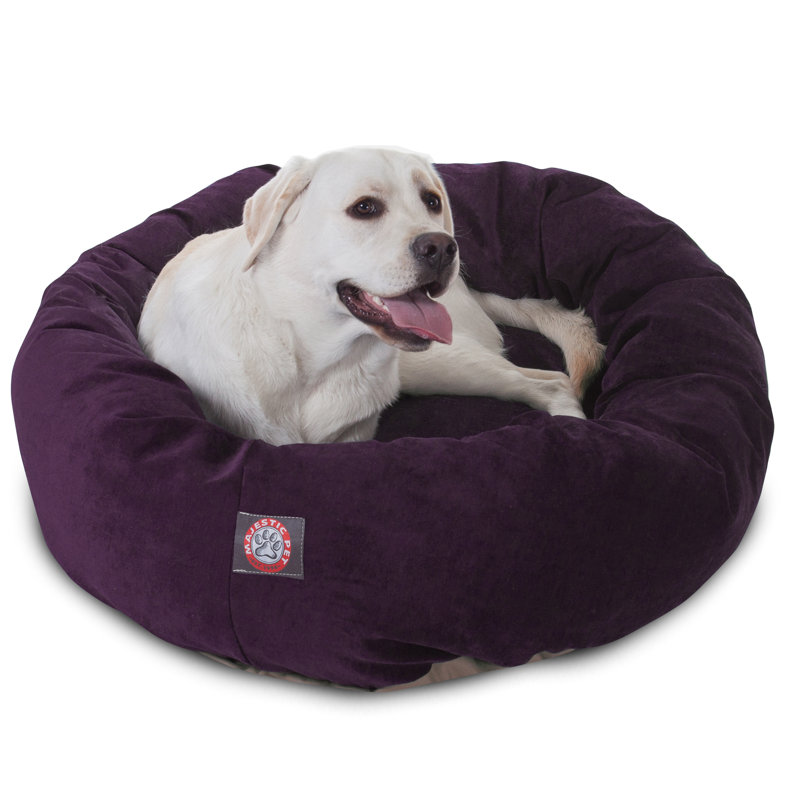 Lit ovale pour animal de compagnie, Bleu, Grand ( l 29 po x P 40 po x H 9 po)