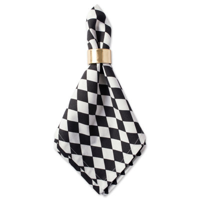 Burnard Cotton Geometric Square Napkin