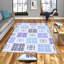 Tapis de couloir doux (2,6 x 4,9 pi), 100% polyester, hauteur de poils de 0,3 po | Antibactérien, antidérapant, 650 g / m² | Lavable à la machine, impression numérique 3D | Parfait pour le salon, le vestibule et la chambre à coucher-1586761580