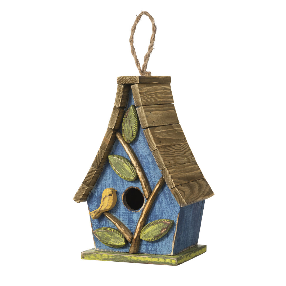 Arnettie 9.5'' H x 6.5'' W x 4.75'' D Hanging Weather Resistant Birdhouse Alcott Hill®