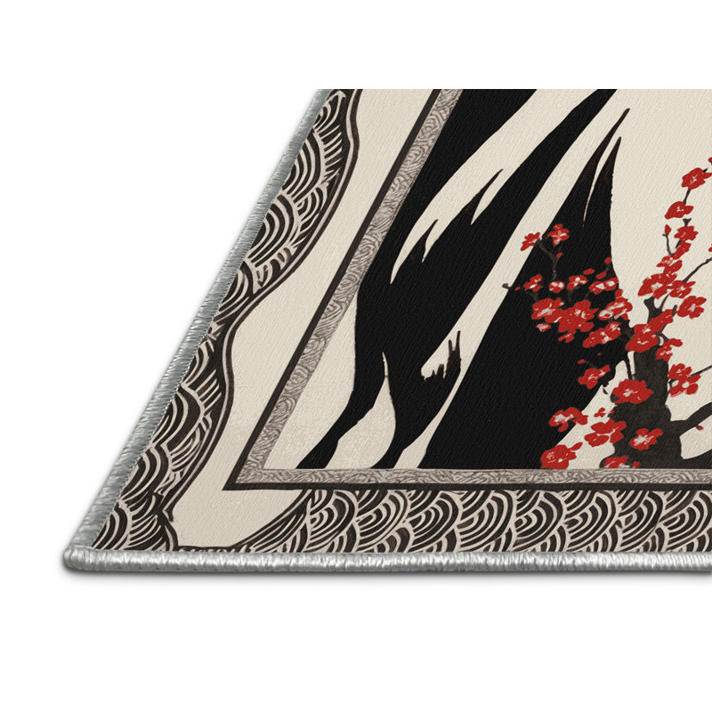 Branching Serenity Rug, Round 7'