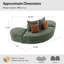 Canapé modulaire courbé 3 pièces David-1706672222