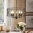 5 - Light Dimmable Drum Chandelier