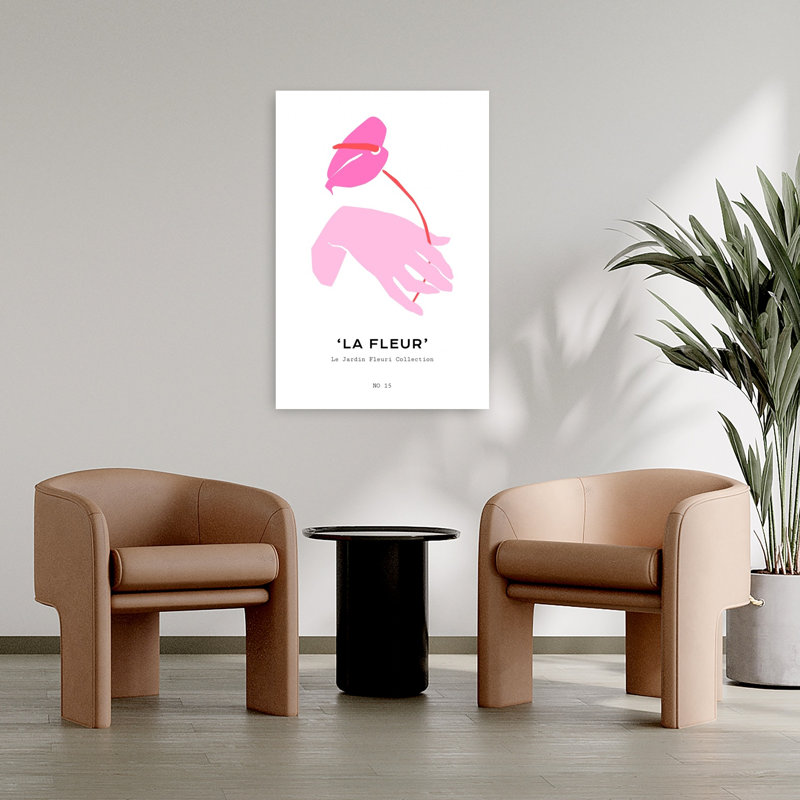 Lafleurno15 Contemporary Wall Art Print 1 Piece Wrapped Canvas Wall Art, 91.44cm H x 60.96cm W