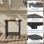 Square HDPE Outdoor Side Table - Durable Adirondack Patio End Table for Beach, Porch - Weather Resistant & Easy to Assemble (Brown)-1104610891