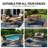 Floral Navy/Ivory Indoor/Outdoor High-Low Area Rug-688908306-770335720