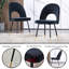 Zackery Velvet Upholstered Dining Chair Parsons-845586523-871613777