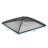 Square Steel Mesh Black Fire Pit Spark Screen Cover-39385664