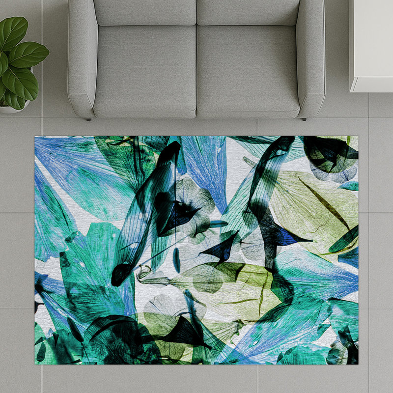 Abstract Area Rug, Rectangle 90 x 150 cm