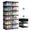12 Pair Stackable Shoe Storage Box-1382997182