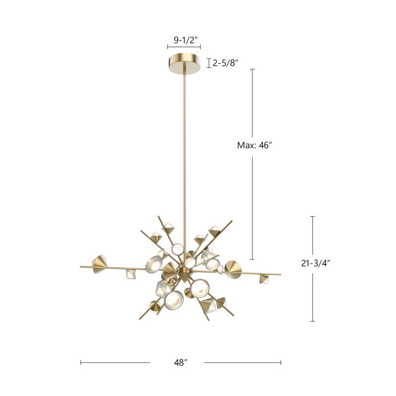 Geode LED Chandelier