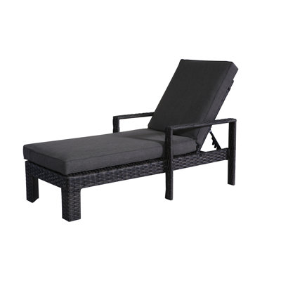 Chaise longue avec coussins méridienne Donley