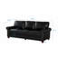 Faux Leather Classic Living Room Sofa-729499065