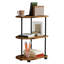 Table d'appoint semi-circulaire - brun