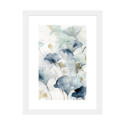 «Indigo Gingko II» par Carol Robinson - reproduction d'art