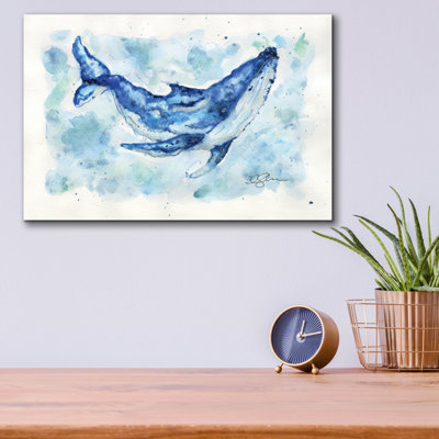'The Background Only Happened Because I Dropped My Paintbrush' by Anika Goodhue 16" x 12"