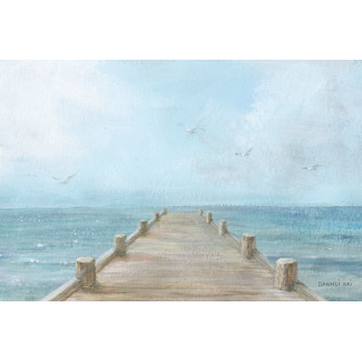 Summer Dock Panel by Danhui Nai - Wrapped Canvas Art Prints