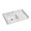 Comptoir de salle de bain simple en quartz 36 po avec lavabo - pour meuble-lavabo, sans armoire