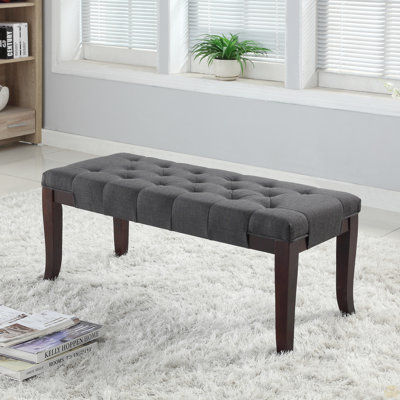 Tufted Bench, Fabric by Latitude Run