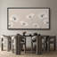 «Minimal Botanical Whispering Poppies Contemporary Floral», reproduction d'art sur toile-98042111-111665138