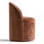 Chaise roulante rembourrée roulante en chenille avec roulettes cachées (ensemble de 2)-1970465680