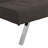 Wood Frame Stainless Leg Futon Sofa bed Convertible Futon Foldable Sofa-94074275