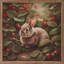 Lapin dans la parcelle de fraises-1496113245