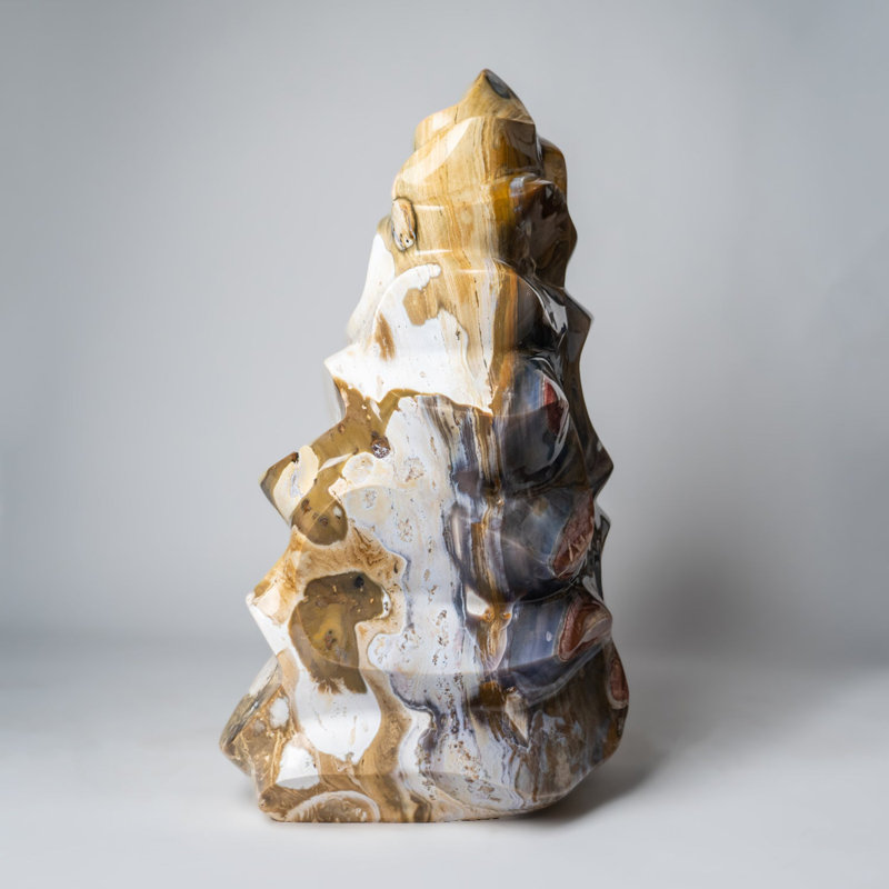 Large Genuine Polished Ocean Jasper Flame Freeform (213 Lbs)