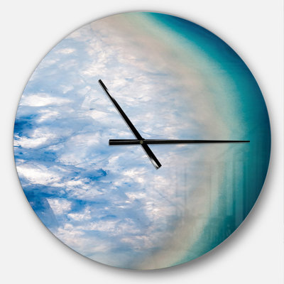 Agate beautiful colorful slices and texture - Modern wall clock