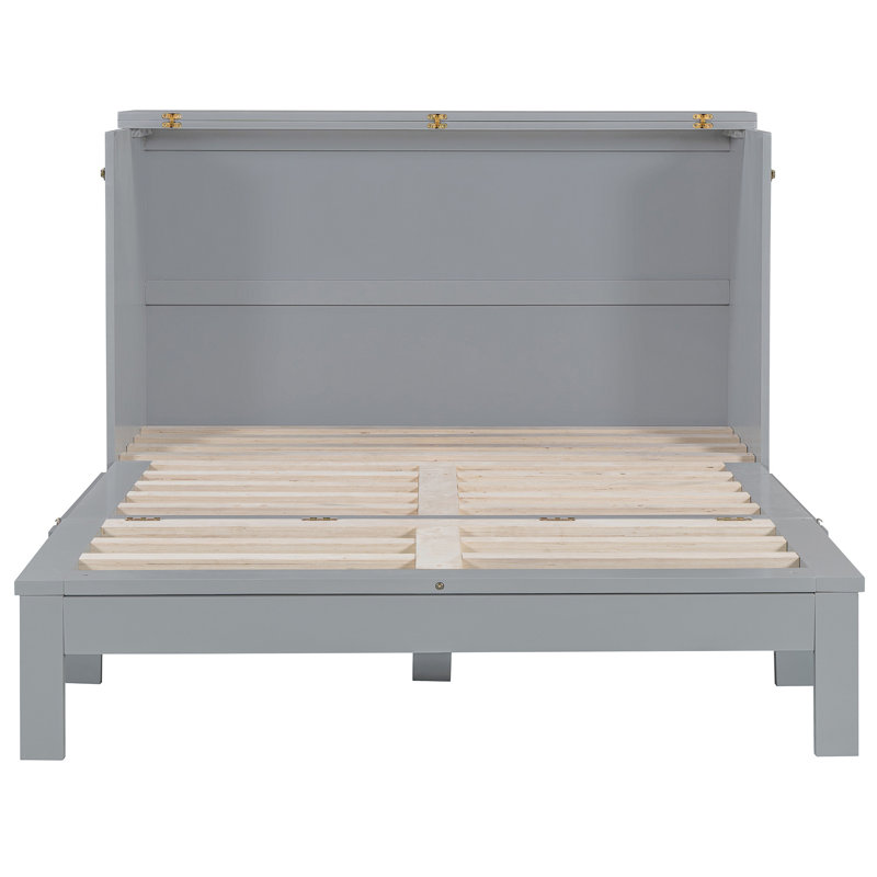 Lit de taille grise avec une capacité de tiroir suffisante - gestion d'espace élégante et généreuse pour les accessoires et une pièce de chambre à la mode