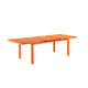 Gibraltar 96'' Extendable Powder Coated Aluminum Outdoor Dining Table