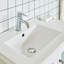  Meuble-lavabo autoportant moderne à double cuve 72 po avec plateau en céramique et miroirs assortis-27042764