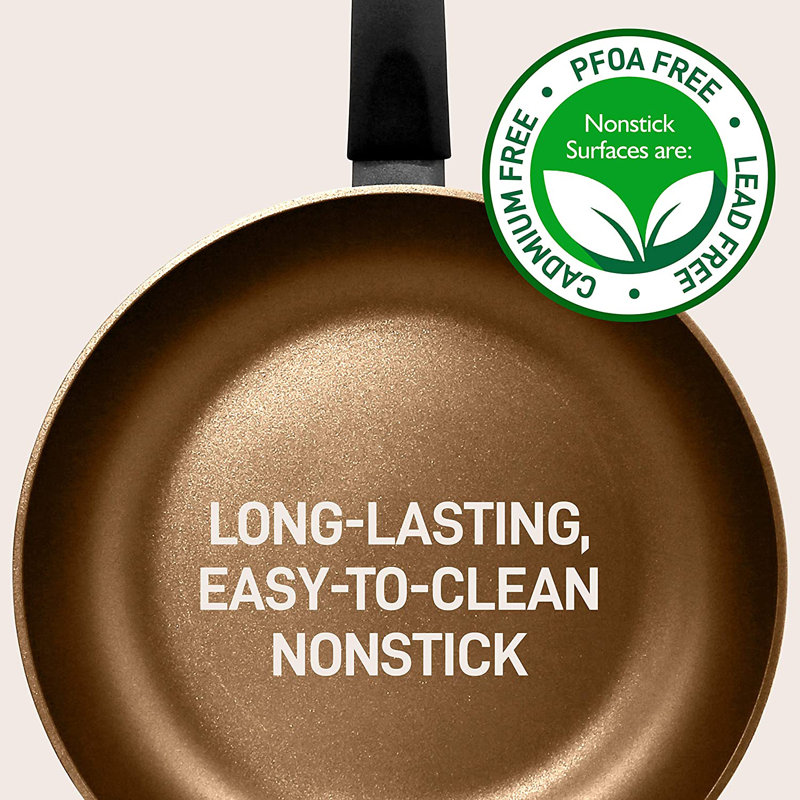 12 - Piece Non-Stick Aluminum Cookware Set