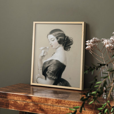 «Vintage Portrait Print VI» sur papier
